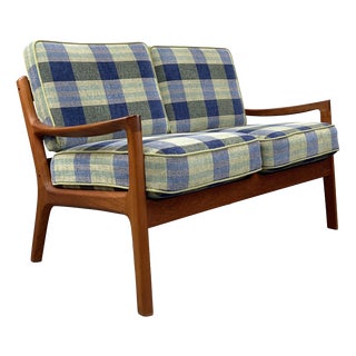Vintage Two-Seater Model Senator Sofa in Teak by Ole Wanscher for Cado, Denmark, 1970s For Sale