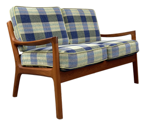 Vintage Two-Seater Model Senator Sofa in Teak by Ole Wanscher for Cado, Denmark, 1970s