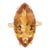 Contemporary 24 Carat Natural Marquise Citrine Chic Cocktail Ring Size 7 For Sale