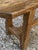 Rustic Oak Farmhouse Bench, 1950s For Sale - Image 6 of 18