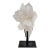 Radiant Rock Crystal Cluster Mounted on Custom Stand, 15"H For Sale