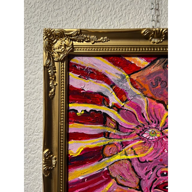 Original Painting on Canvas, Abstract by Serg Graff, "Save Our Souls", Coa For Sale - Image 10 of 12