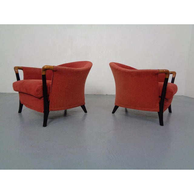 Set of Progetti Lounge Chairs by Umberto Asnago for Giorgetti, 1980s, Set of 2 For Sale - Image 4 of 18