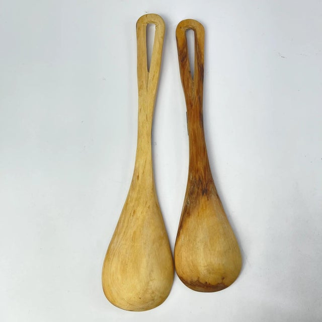 Early 20th Century African Serving Spoon Set - a Pair For Sale In Denver - Image 6 of 6