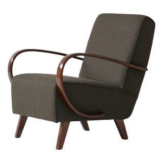 H-410 Armchair by Jindřich Halabala, 1930s For Sale