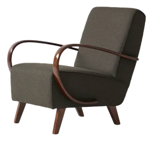 H-410 Armchair by Jindřich Halabala, 1930s