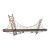 Mid Century Brutalist Metal Bridge Wall Sculpture For Sale