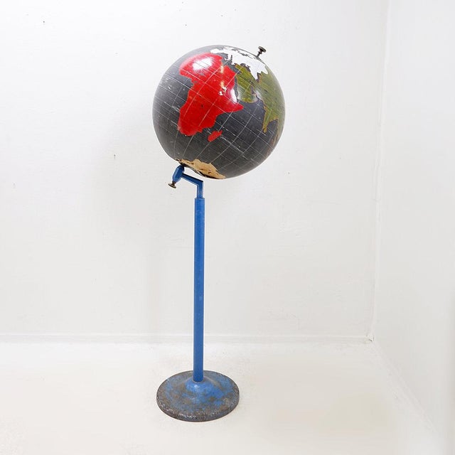 1950s Large Globe Floor Stand by Ludo Verbeke, 1950s For Sale - Image 5 of 14