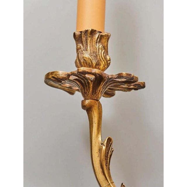 Louis XV 2-Armed Wall Lights, Set of 2 For Sale - Image 4 of 8