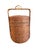 Chinese Vintage Chinese Three-Tier Wedding Basket in Handwoven Bamboo For Sale - Image 3 of 10