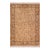 Boho Chic Floral 1990's Pak-Persian Beige/Charcoal Wool Rug - 6'1'' X 9'1'' For Sale