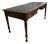 Antique English Library Desk With Leather Top For Sale