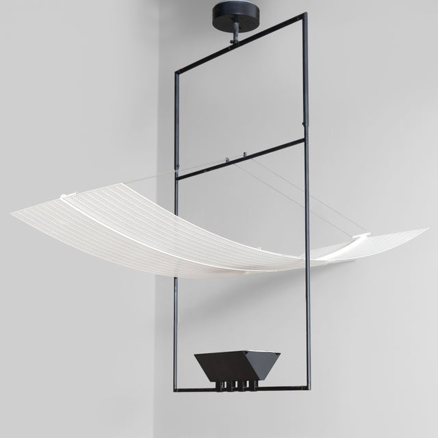 Black Vintage Zephyr Lamp by Mario Botta for Artemide, 1988 For Sale - Image 8 of 16