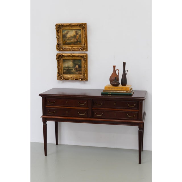 Sailing Boats, 20th Century, Oil Paintings, Framed, Set of 2 For Sale - Image 3 of 18