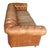 Camel Elevate Your Living Space With This Stunning, Handcrafted Chesterfield Sofa and Ottoman in Genuine Tan Leather For Sale - Image 8 of 12