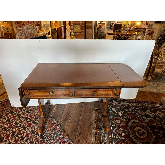 Vintage Drop Leaf Desk or Side Table For Sale - Image 13 of 14