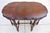 Chocolate Elegant Early 20th Century Victorian-Style Flame Mahogany Library Table For Sale - Image 8 of 17