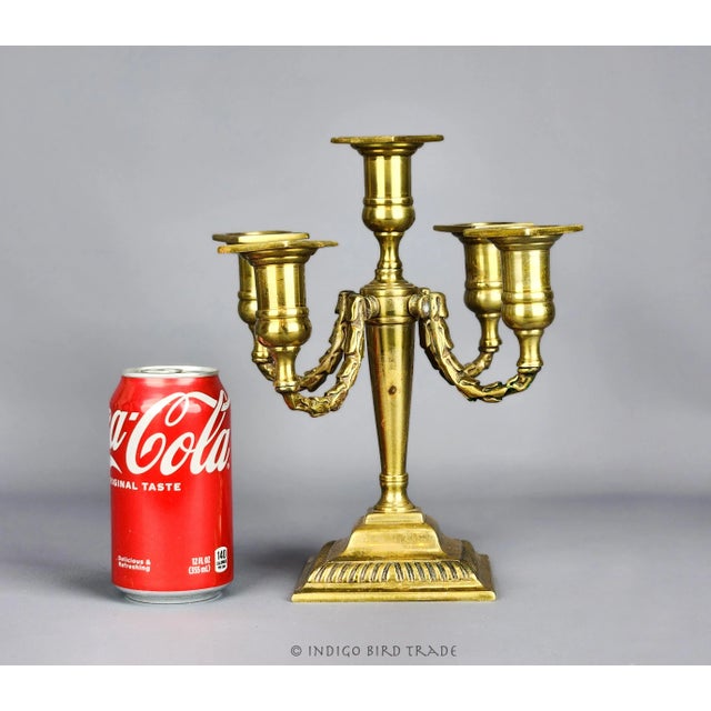 1880's English Gilt Bronze Candelabra 5 Arms For Sale In Greenville, SC - Image 6 of 9