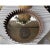 Large Vintage Italian Tole Acanthus Leaf Round Mirrored Tray / Mirrored Plateau / Round Mirrored Cocktail Tray For Sale - Image 15 of 17