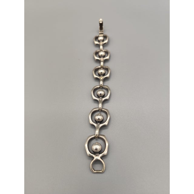 Italian Handmade 925 Silver Bracelet from Ottaviani, 1970s For Sale - Image 6 of 6