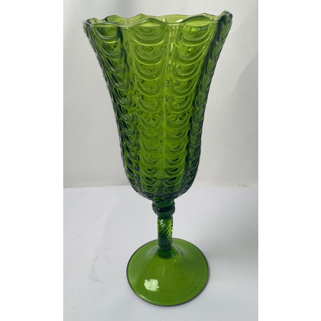 Large Murano Glass Chalice in the style of Carlo Scarpa For Sale - Image 10 of 16