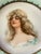 Traditional Antique Austrian Porcelain Cabinet Portrait Plate Constance of Austria For Sale - Image 3 of 7