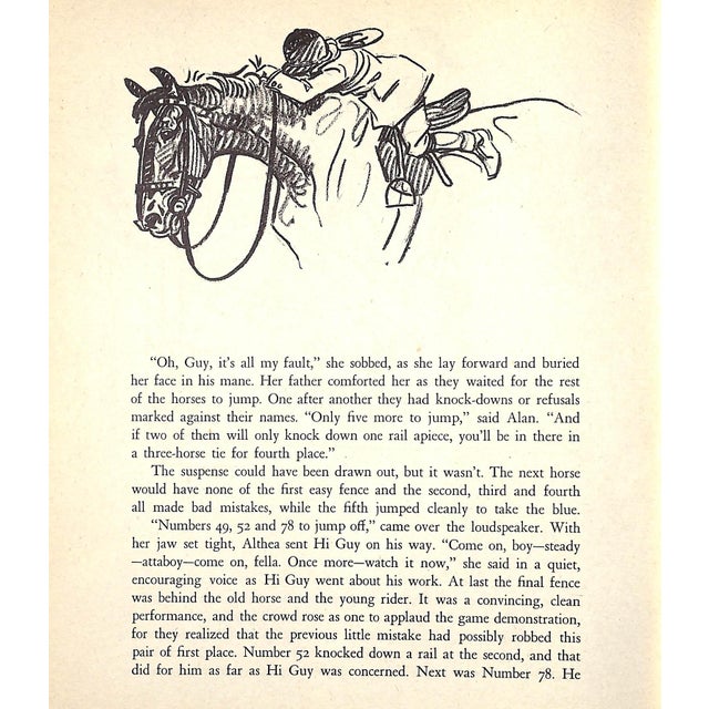 1940s Original 1944 Pencil Drawing From Hi, Guy! The Cinderella Horse by Paul Brown 5 For Sale - Image 5 of 5