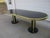 Mid-Century Modern Design Institute of America Dia Oval Brass Chrome Finish Dining Table For Sale - Image 3 of 9