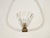 1940s Murano Glass and Brass Flower Pendant Light from Barovier, Italy, 1940s For Sale - Image 5 of 10