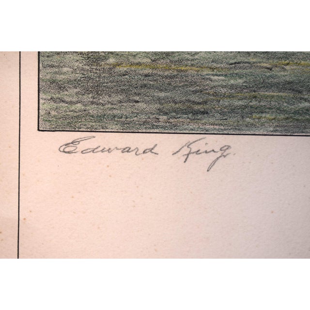 1930s 1930s Edward King Lithograph "American Horse Show Scenes, Rochester" For Sale - Image 5 of 6