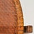 Antique Folding Wood Table With Large Woven Rattan Tray Top For Sale - Image 4 of 17