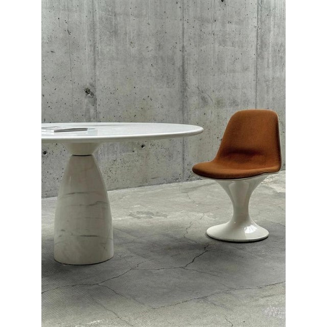 Round Finale 1790 Dining Table in Marble by Peter Draenert, Germany, 1970s For Sale - Image 4 of 8