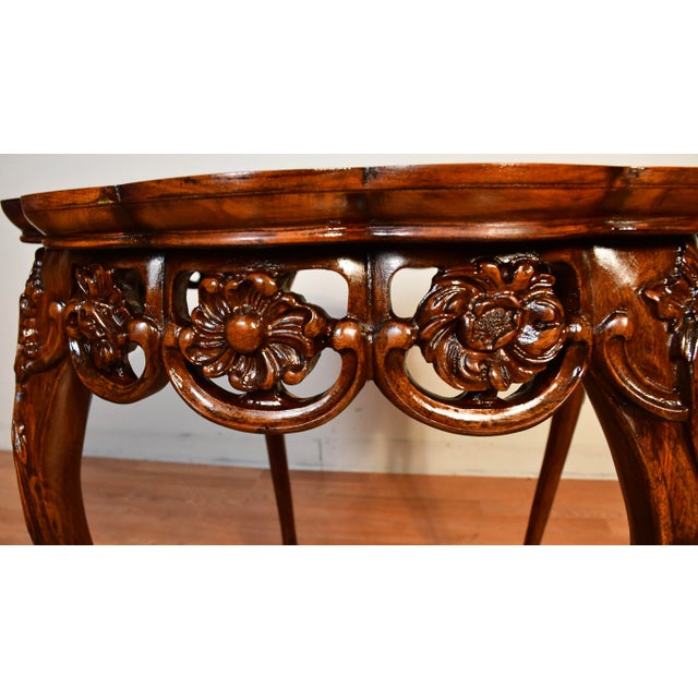 【仏蘭西】ルイ15世様式 Louis XVナイフレスト 6個組 1900s Antique French Louis XV Walnut & Satinwood Inlay Side