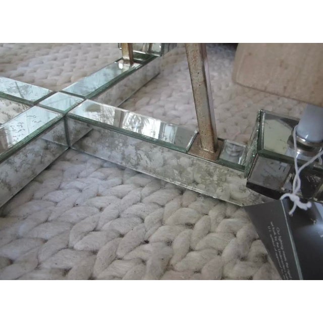 Currey & Company Raj Mirror Bronzite 4 Arm Chandelier For Sale - Image 6 of 12