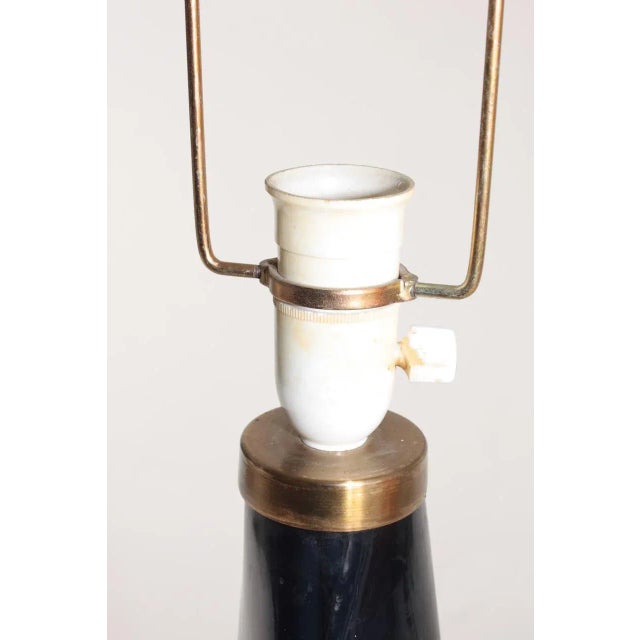 Large Mid-Century Table Lamp by Carl Fagerlund for Orrefors, 1950s For Sale - Image 6 of 12