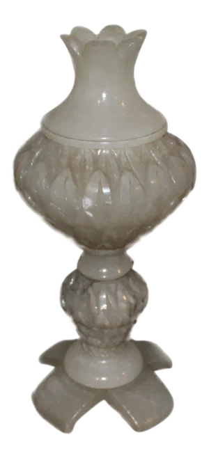 1920’s Alabaster Table Lamp Not Wired