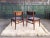 Set of Four 1960s High Quality Mid Century Walnut Dining Chairs for Stanley Furniture by Paul Browning For Sale - Image 10 of 11