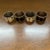 Black Enamel and Faux Gem Napkin Rings, Set of 4 For Sale - Image 8 of 16