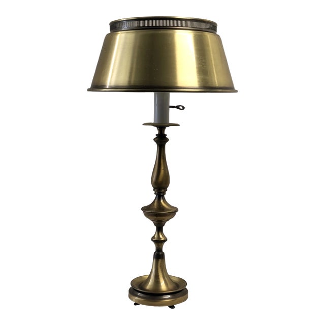 Brass Bouillotte Table Lamp For Sale