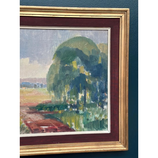 Ragnar Falk, Landscape, 1950s, Oil Painting on Canvas, Framed For Sale - Image 11 of 18