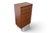 Mid-Century Modern Narrow Teak + Rosewood Highboy Dresser For Sale - Image 3 of 7