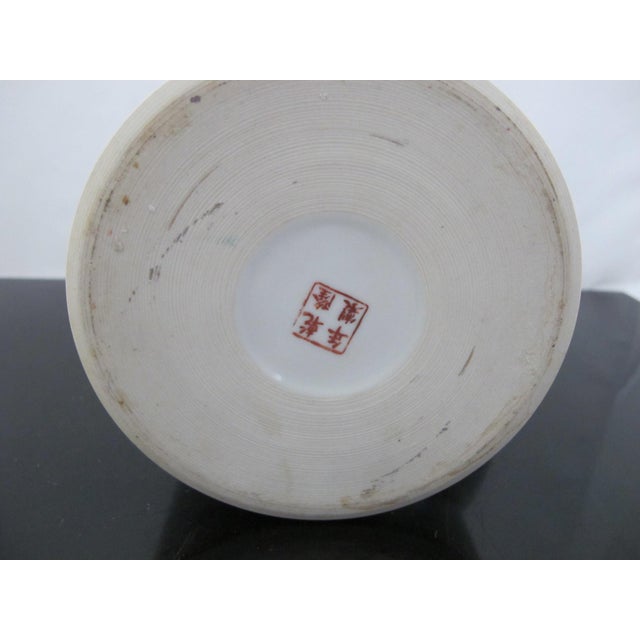 Chinese Famille Rose Medallion Bird Butterfly & Figural Porcelain Teapot For Sale - Image 17 of 17