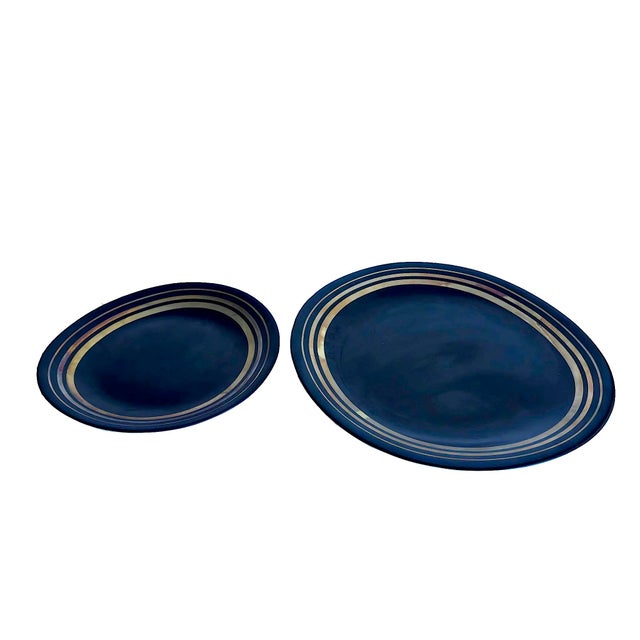 1970s Block Bidasoa Porcelain Orbit Creation Dinner and Salad Plates, 12 Piece Set For Sale - Image 9 of 14