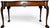 Henkel-Harris Virginia Galleries Carved Flame Mahogany Chippendale Sofa Console Table with Ball and Claw Feet This...