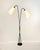2-Arm Floor Lamp in Teak, Brass and Black Steel attributed to Svend Aage Holm Sørensen, Denmark, 1950s For Sale - Image 9 of 9