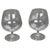 Crystal Cognac Glasses, Set of 2 For Sale - Image 6 of 6