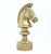 Large Vintage Brass Horse Head, Chess Decor For Sale - Image 4 of 10