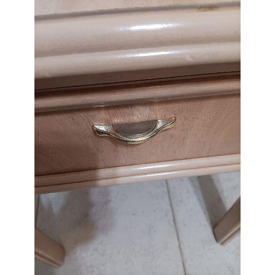 Thomasville 1980s Nightstand or End Table Washwood One Drawer Thomasville For Sale - Image 4 of 8