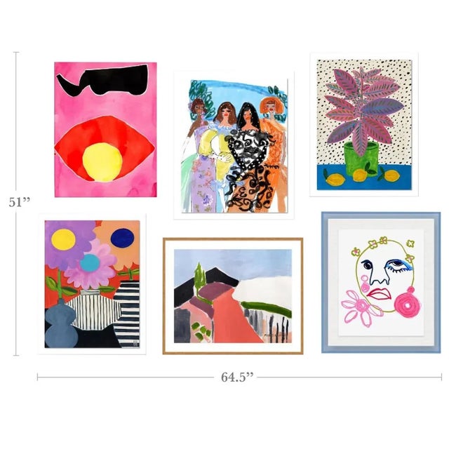 With the purchase of this item, you will be receiving the following prints, framed and ready to hang: 1. Moon Over River...