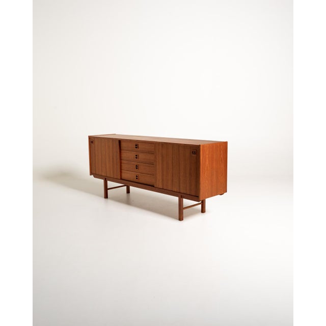 1960s Scandinavian Teak Model Korsör Sideboard, 1960s For Sale - Image 5 of 12